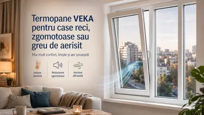Termopane VEKA pentru case reci, zgomotoase sau greu de aerisit